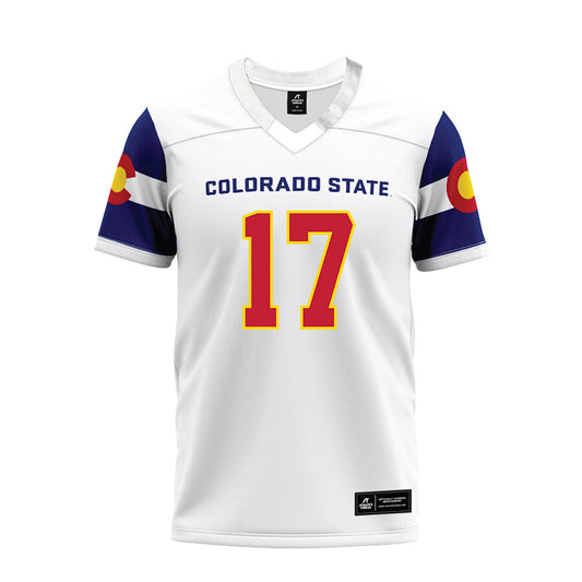 Colorado State - NCAA Football : Tyler Lewis - State Pride Premium Football Jersey-0