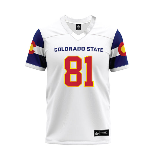 Colorado State - NCAA Football : Rocky Beers - State Pride Premium Football Jersey-0