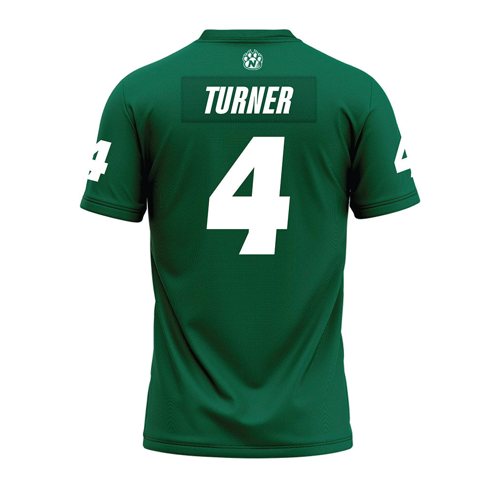 Northwest Missouri State - NCAA Football : Cael Turner - Green Premium Football Jersey-1