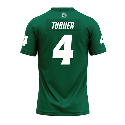 Northwest Missouri State - NCAA Football : Cael Turner - Green Premium Football Jersey-1