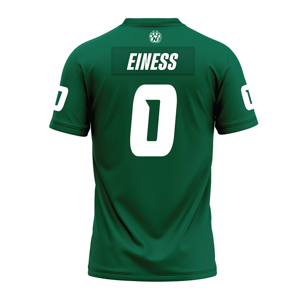 Northwest Missouri State - NCAA Football : Benjamin Einess - Green Premium Football Jersey-1