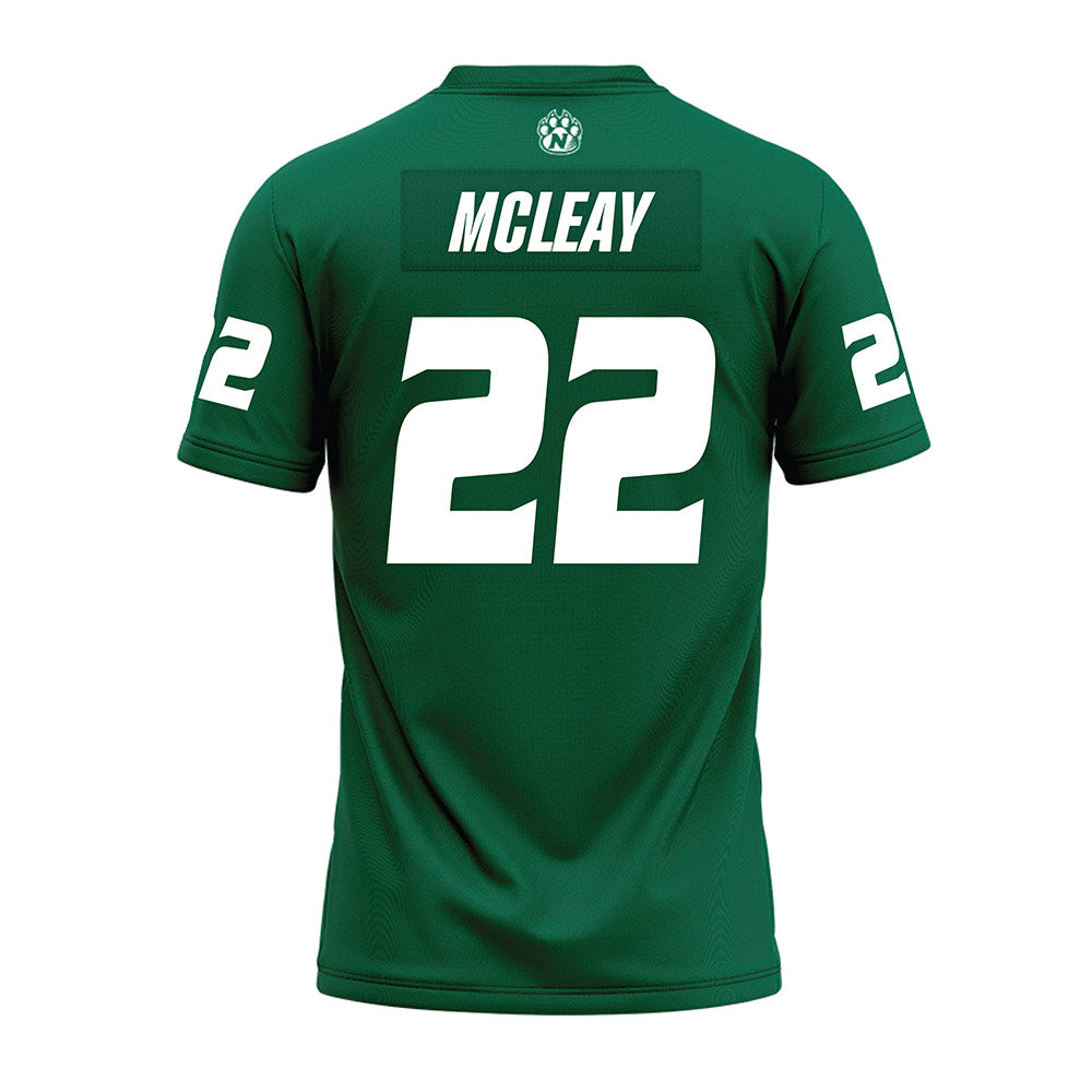 Northwest Missouri State - NCAA Football : Zac McLeay - Green Premium Football Jersey-1