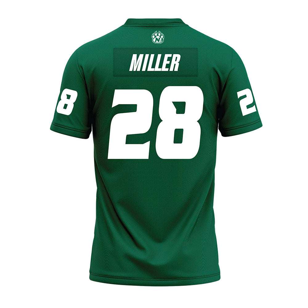 Northwest Missouri State - NCAA Football : Jackson Miller - Green Premium Football Jersey-1