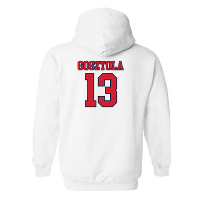 Gonzaga - NCAA Baseball : Miles Gosztola - Classic Shersey Hooded Sweatshirt-1