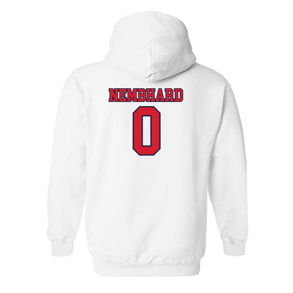 Gonzaga - NCAA Men's Basketball : Ryan Nembhard - Classic Shersey Hooded Sweatshirt-1