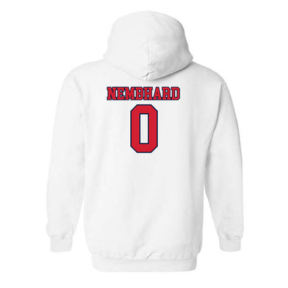 Gonzaga - NCAA Men's Basketball : Ryan Nembhard - Classic Shersey Hooded Sweatshirt-1