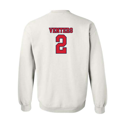 Gonzaga - NCAA Men's Basketball : Steele Venters - Classic Shersey Crewneck Sweatshirt-1