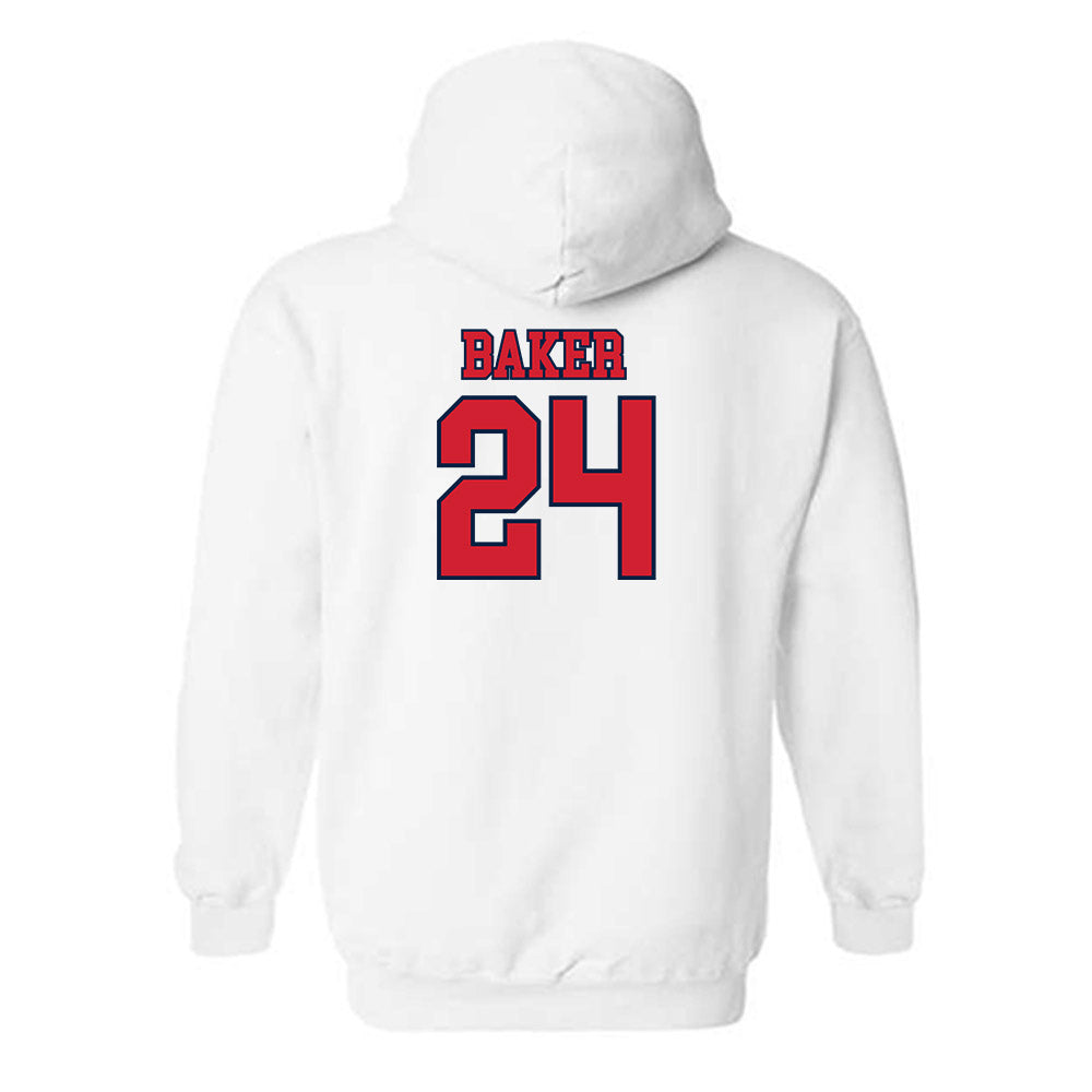 Gonzaga - NCAA Baseball : Simon Baker - Classic Fashion Shersey Hooded Sweatshirt-1