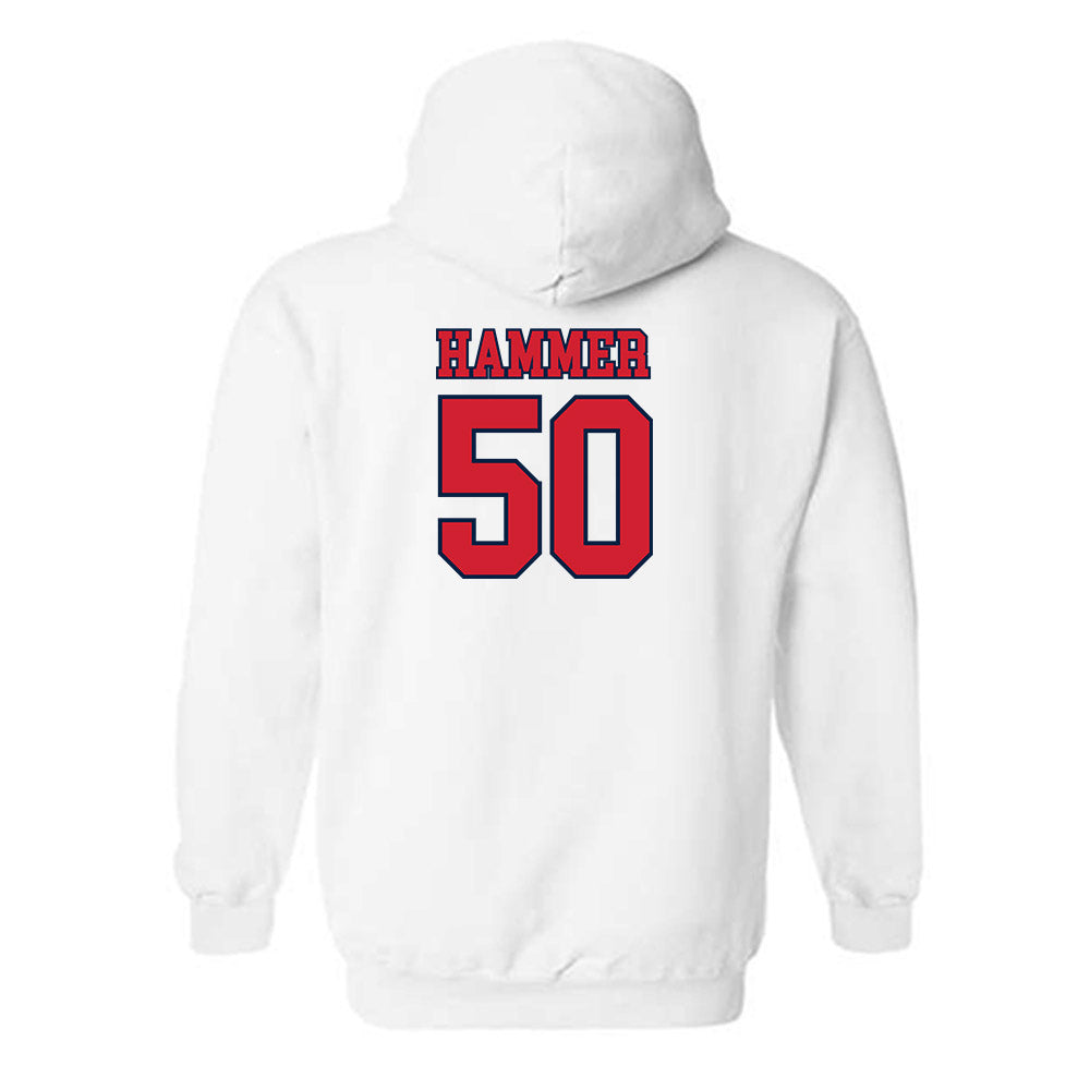 Gonzaga - NCAA Baseball : Kale Hammer - Classic Shersey Hooded Sweatshirt-1