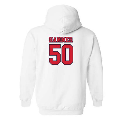 Gonzaga - NCAA Baseball : Kale Hammer - Classic Shersey Hooded Sweatshirt-1