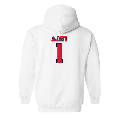 Gonzaga - NCAA Men's Basketball : Michael Ajayi - Classic Shersey Hooded Sweatshirt-1