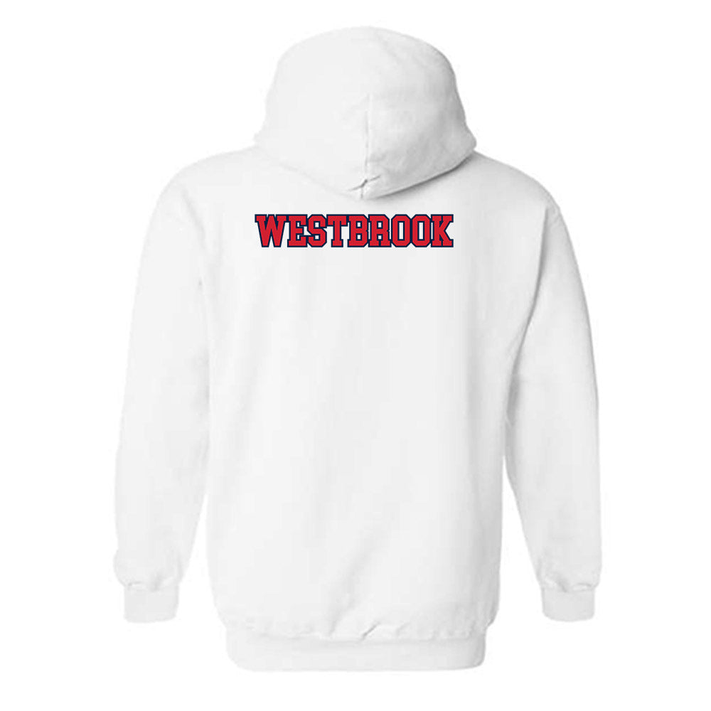 Gonzaga - NCAA Men's Cross Country : Miles Westbrook - Classic Shersey Hooded Sweatshirt-1