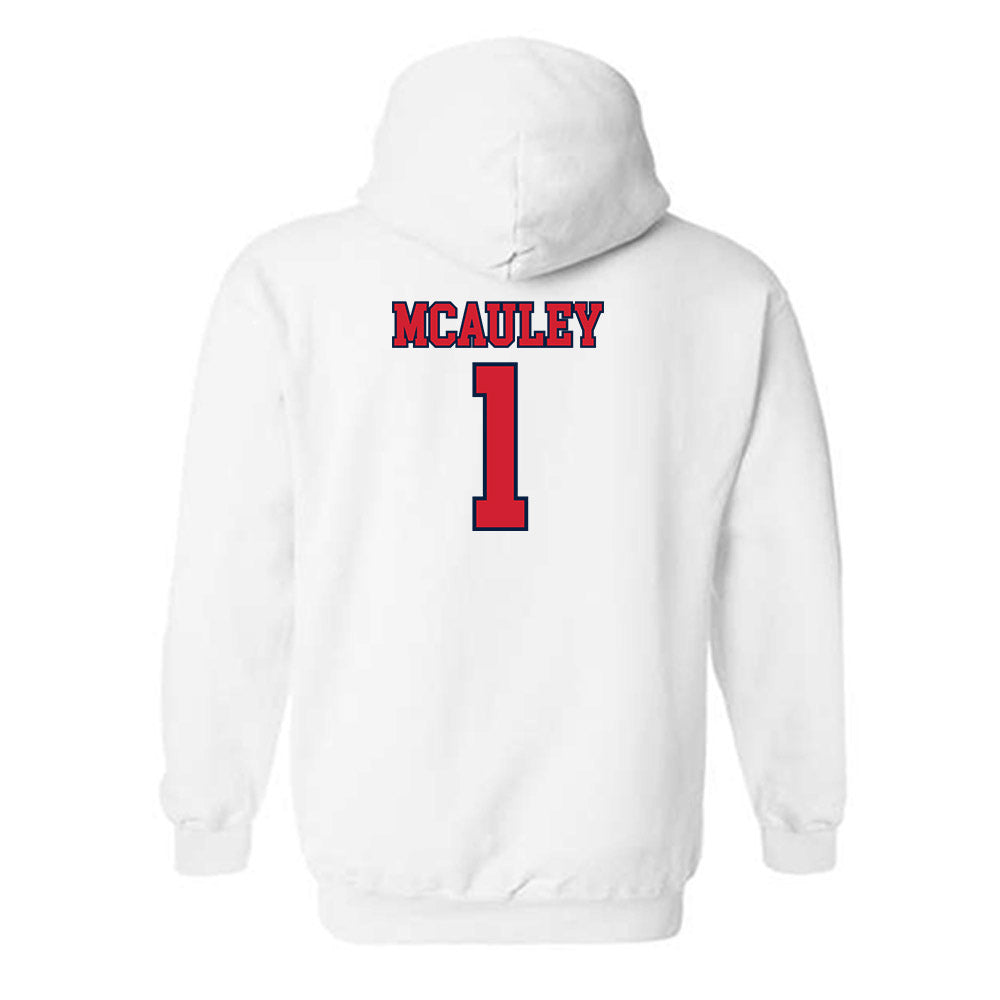Gonzaga - NCAA Women's Volleyball : Kelly McAuley - Classic Shersey Hooded Sweatshirt-1
