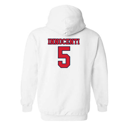 Gonzaga - NCAA Men's Basketball : Emmanuel Innocenti - Classic Shersey Hooded Sweatshirt-1