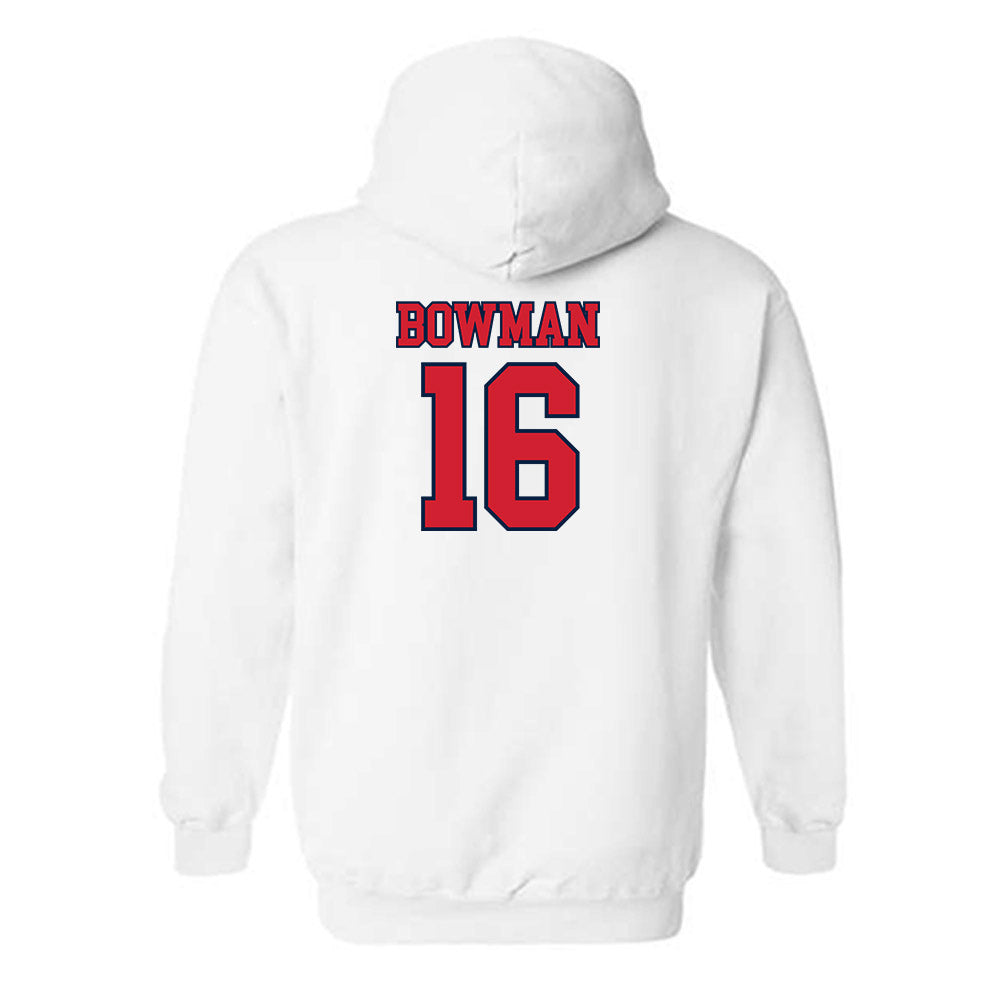 Gonzaga - NCAA Baseball : Zach Bowman - Classic Shersey Hooded Sweatshirt-1