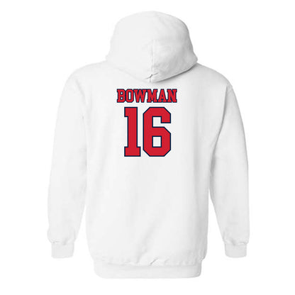 Gonzaga - NCAA Baseball : Zach Bowman - Classic Shersey Hooded Sweatshirt-1