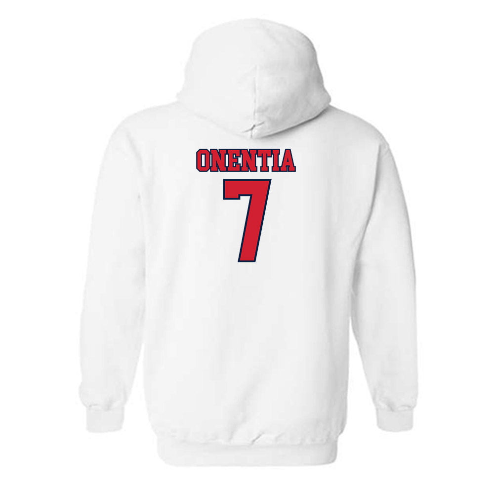 Gonzaga - NCAA Men's Soccer : Geremi Onentia - Classic Fashion Shersey Hooded Sweatshirt-1