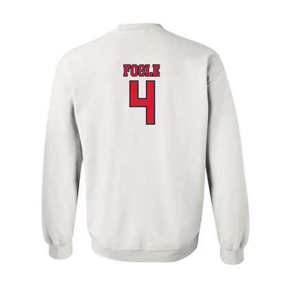 Gonzaga - NCAA Men's Basketball : Davis Fogle - Classic Shersey Crewneck Sweatshirt-1