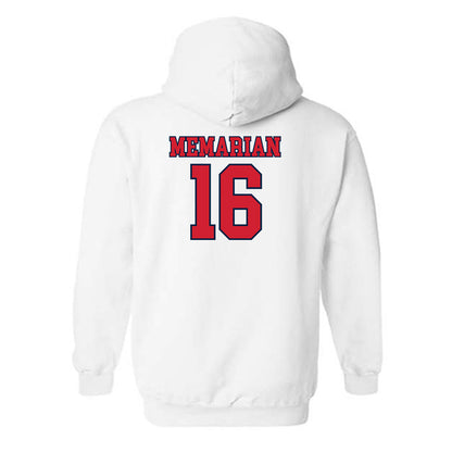 Gonzaga - NCAA Baseball : Kyle Memarian - Classic Shersey Hooded Sweatshirt-1