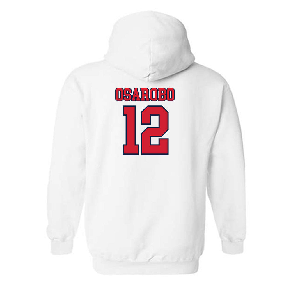 Gonzaga - NCAA Women's Basketball : Christabel Osarobo - Classic Shersey Hooded Sweatshirt-1