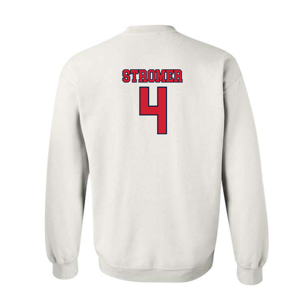 Gonzaga - NCAA Men's Basketball : Dusty Stromer - Classic Shersey Crewneck Sweatshirt-1