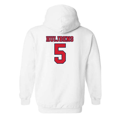 Gonzaga - NCAA Women's Basketball : Maud Huijbens - Classic Shersey Hooded Sweatshirt-1