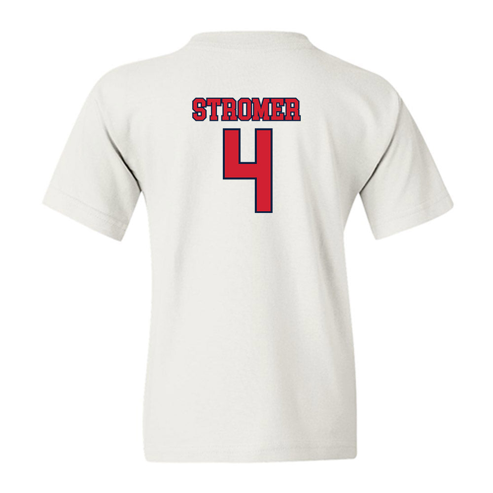 Gonzaga - NCAA Men's Basketball : Dusty Stromer - Classic Shersey Youth T-Shirt-1