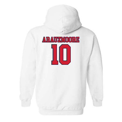 Gonzaga - NCAA Men's Basketball : Joaquim ArauzMoore - Classic Shersey Hooded Sweatshirt-1