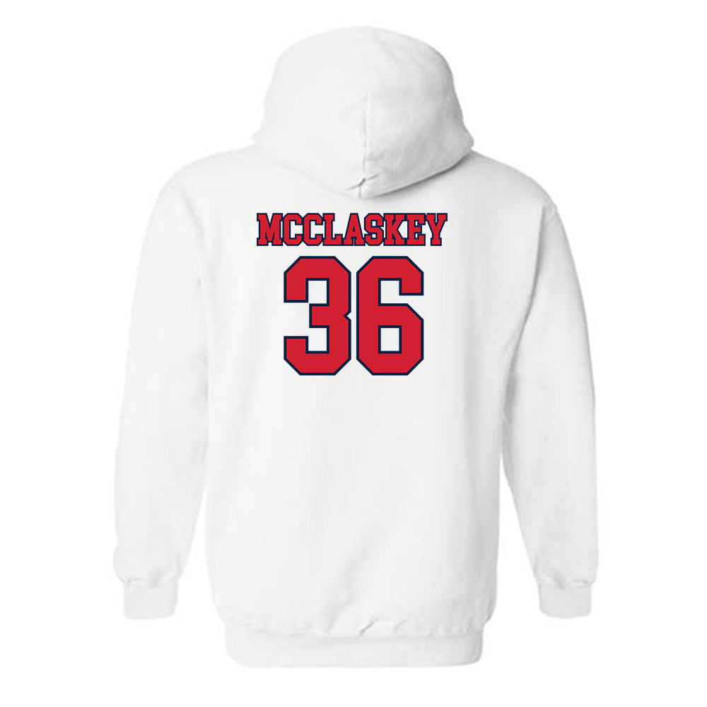 Gonzaga - NCAA Baseball : Mickey Mcclaskey - Classic Shersey Hooded Sweatshirt-1