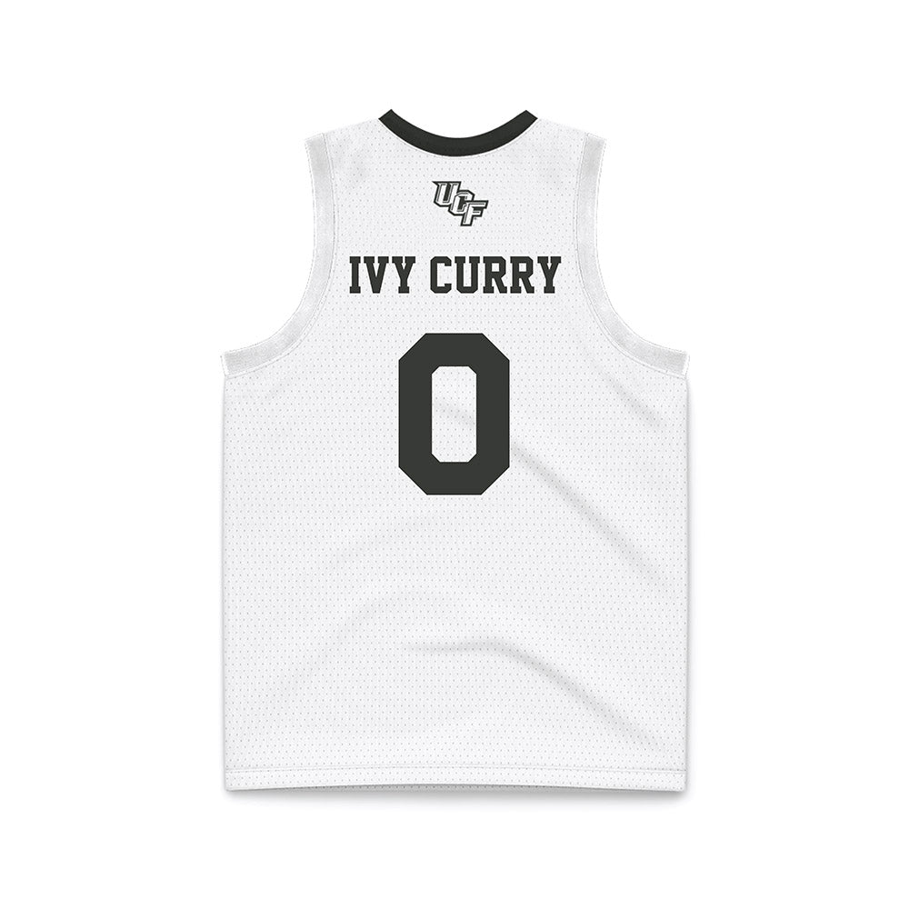 Central Florida - NCAA Men's Basketball : Jordan Ivy Curry - White Basketball Jersey-1