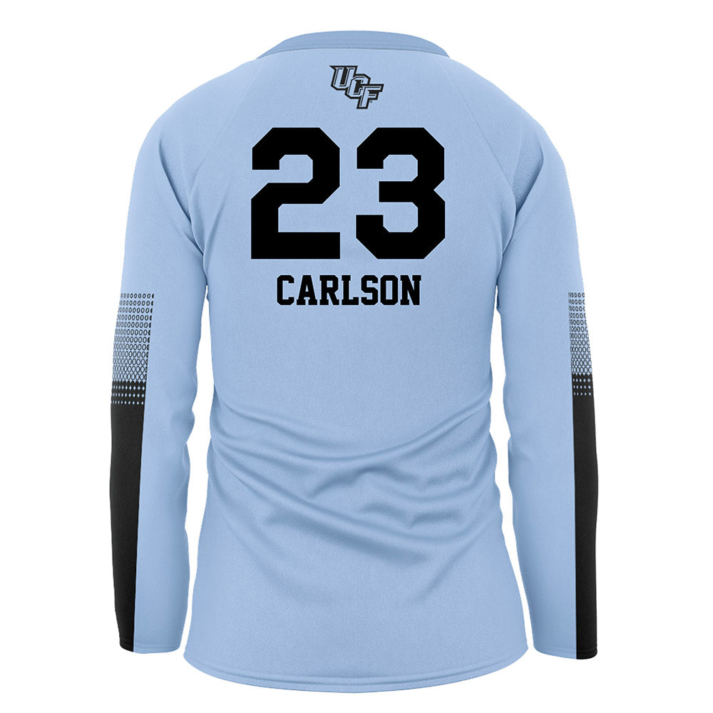 Central Florida - NCAA Women's Volleyball : Britt Carlson - Blue Volleyball Jersey-1