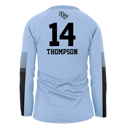 Central Florida - NCAA Women's Volleyball : Reaghan Thompson - Blue Volleyball Jersey-1