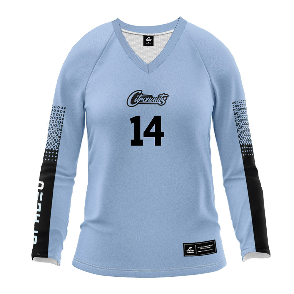 Central Florida - NCAA Women's Volleyball : Reaghan Thompson - Blue Volleyball Jersey-0