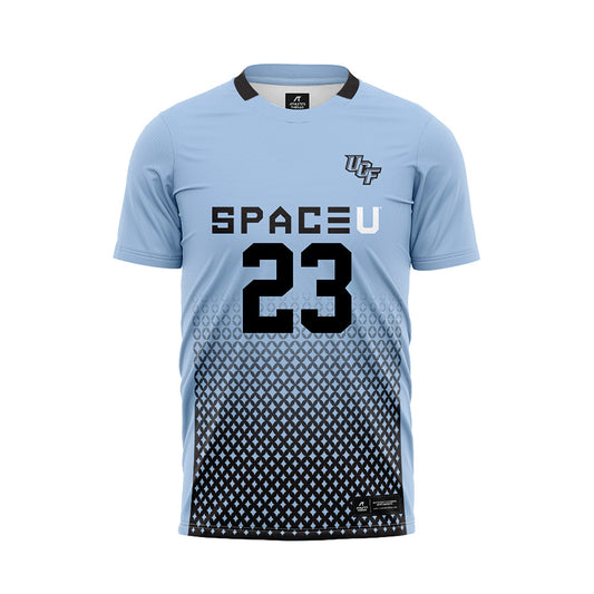 Central Florida - NCAA Women's Soccer : Edidiong Etim - Blue Soccer Jersey-0