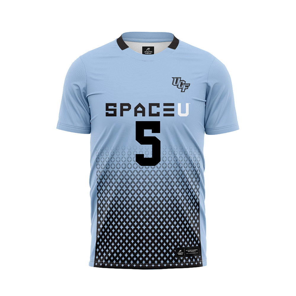 Central Florida - NCAA Women's Soccer : Natalie Leon - Blue Soccer Jersey-0