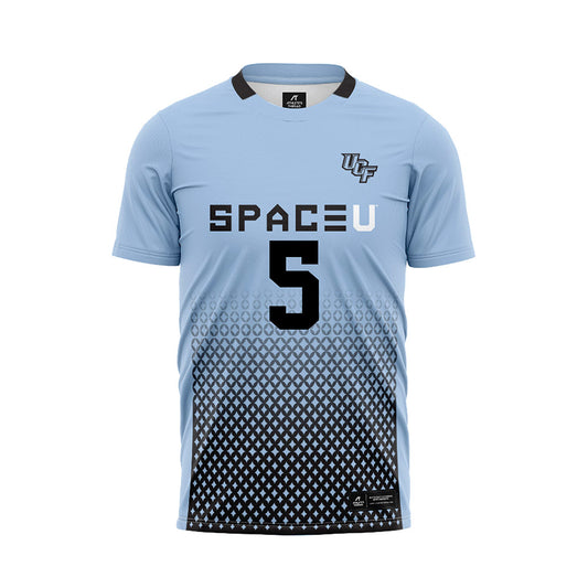 Central Florida - NCAA Women's Soccer : Natalie Leon - Blue Soccer Jersey-0