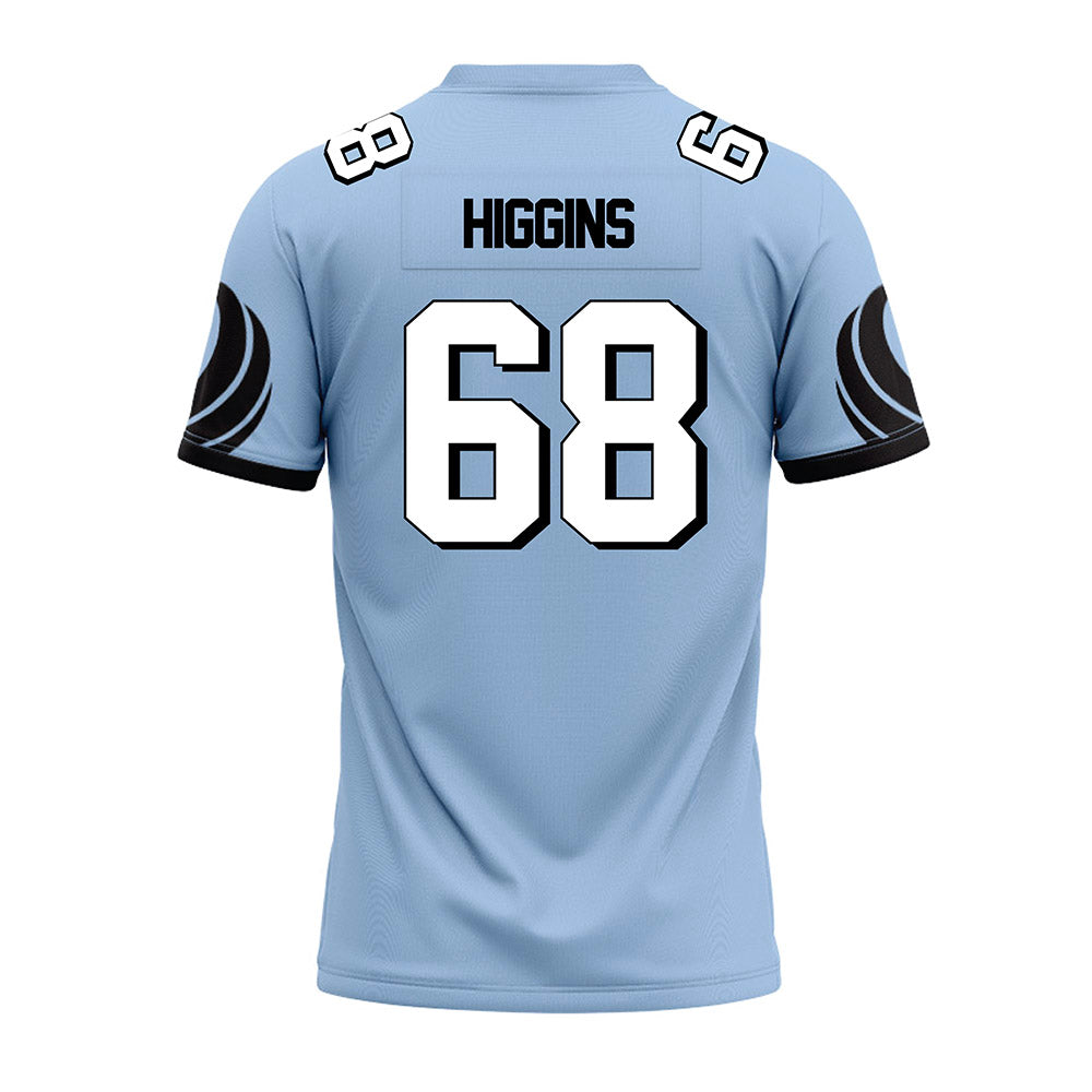 Central Florida - NCAA Football : Ethan Higgins - Blue Premium Football Jersey-1