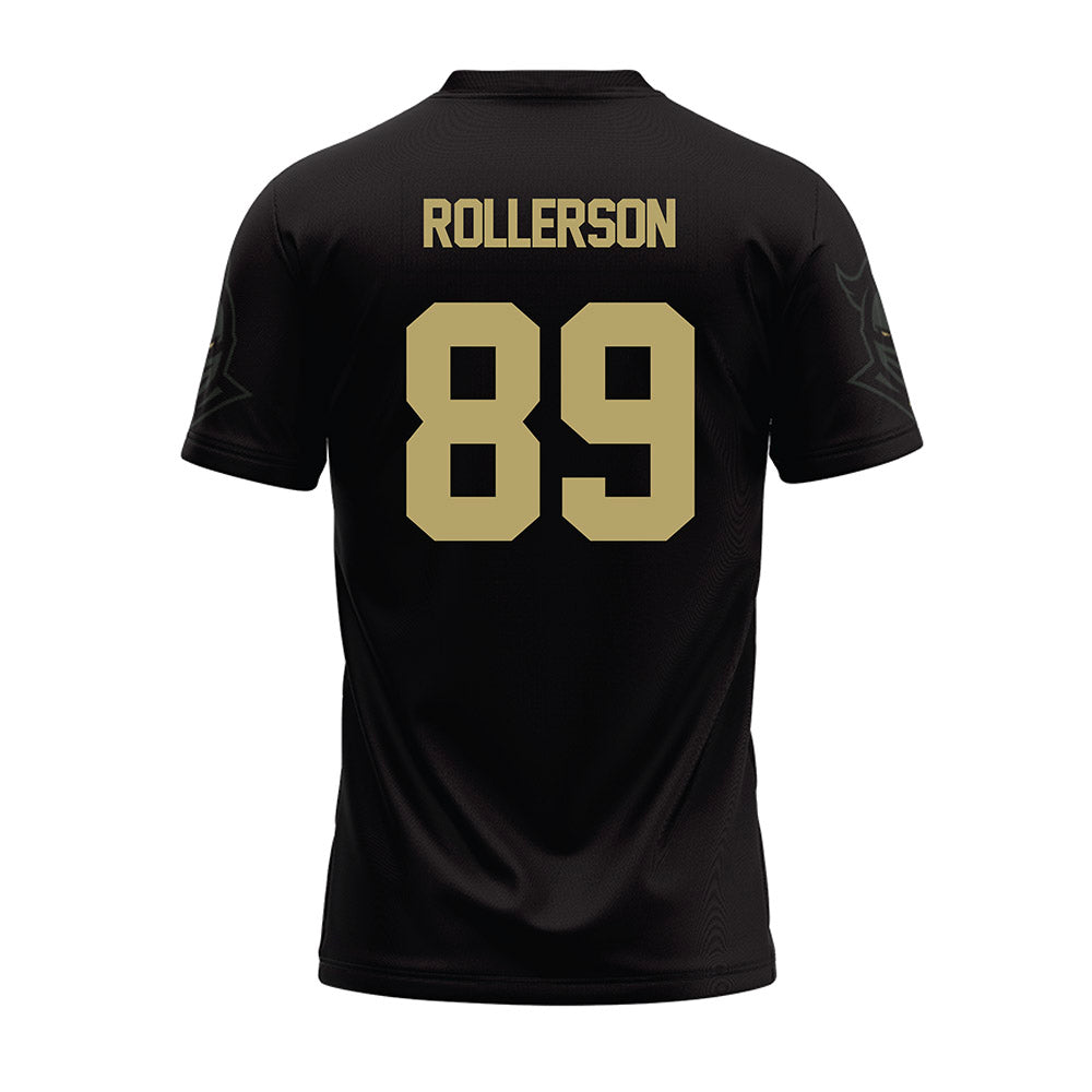 Central Florida - NCAA Football : Caleb Rollerson - Black Football Jersey-1