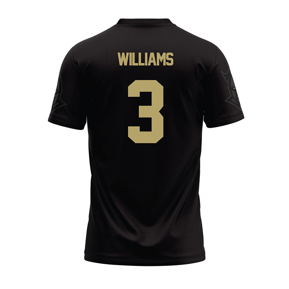 Central Florida - NCAA Football : Tony Williams - Black Football Jersey-1