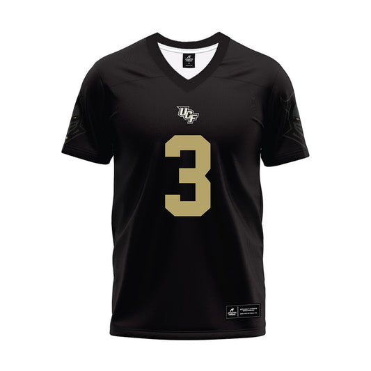 Central Florida - NCAA Football : Marcus Burke - Black Football Jersey-0