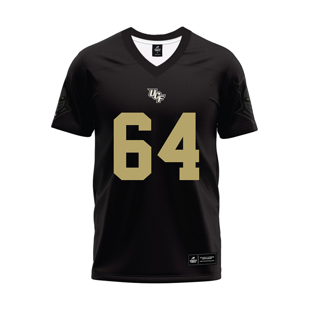  - NCAA Football : Shaheem Hill - Black Football Jersey-0