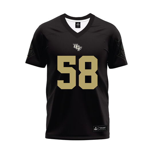 Central Florida - NCAA Football : Connor Meadows - Black Football Jersey-0