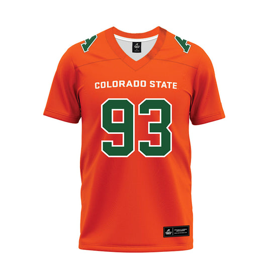 Colorado State - NCAA Football : Caden Branston - Premium Football Jersey-0