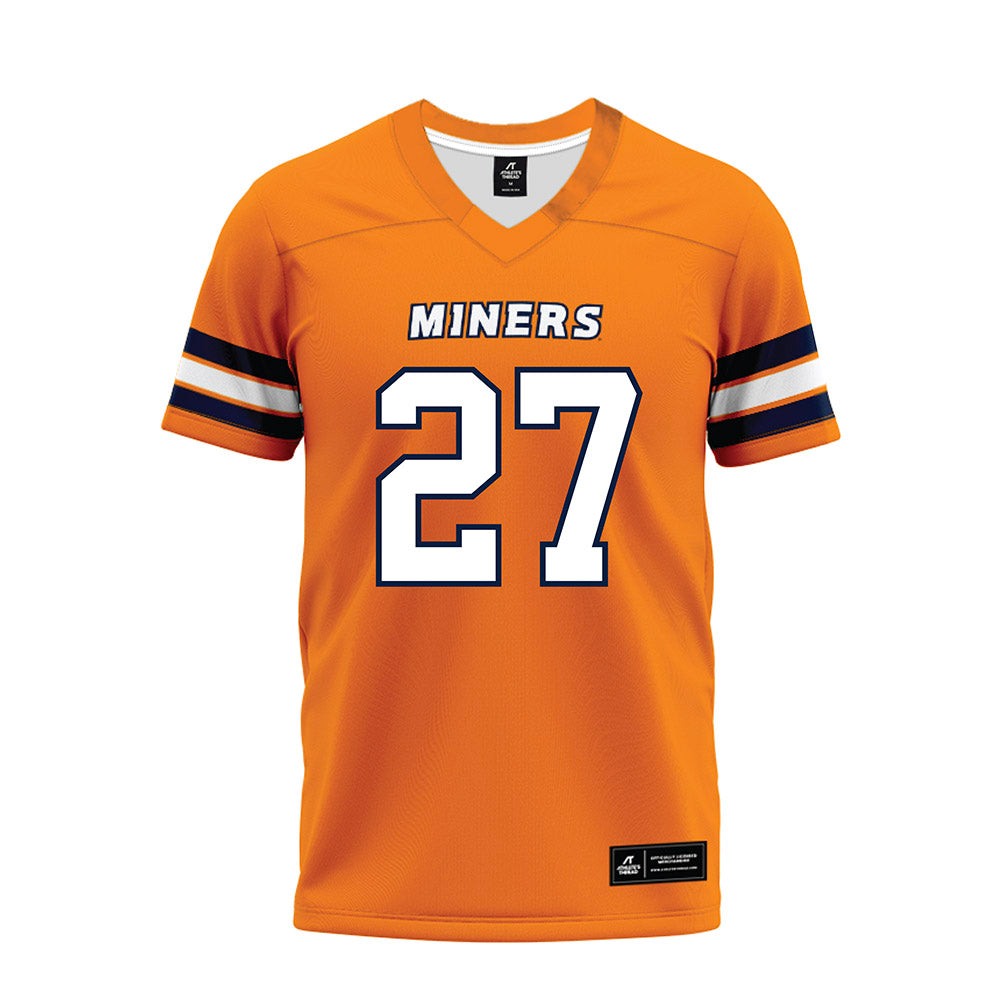 UTEP - NCAA Football : Justin Content - Premium Football Jersey