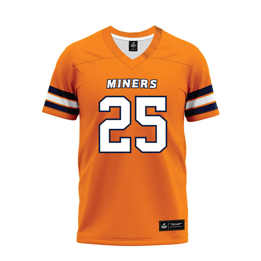 UTEP - NCAA Football : Zo Hill - Premium Football Jersey-0