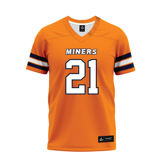 UTEP - NCAA Football : Tyler Jones - Premium Football Jersey-0