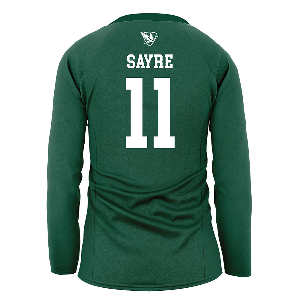 HWS - NCAA Women's Volleyball : Malya Sayre - Green Volleyball Jersey