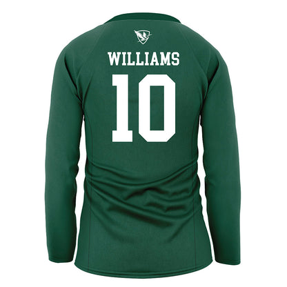 HWS - NCAA Women's Volleyball : Delainy Williams - Green Volleyball Jersey-1