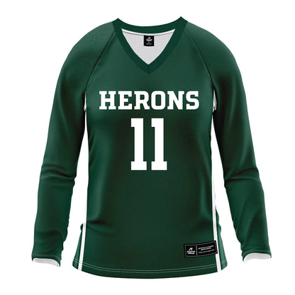 HWS - NCAA Women's Volleyball : Malya Sayre - Green Volleyball Jersey