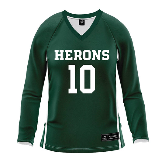 HWS - NCAA Women's Volleyball : Delainy Williams - Green Volleyball Jersey-0